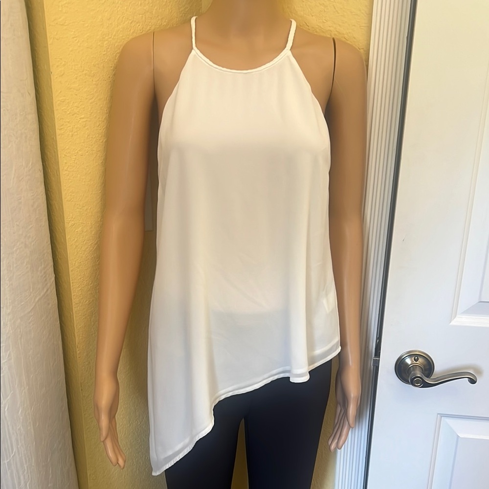 Naked zebra braided strap top